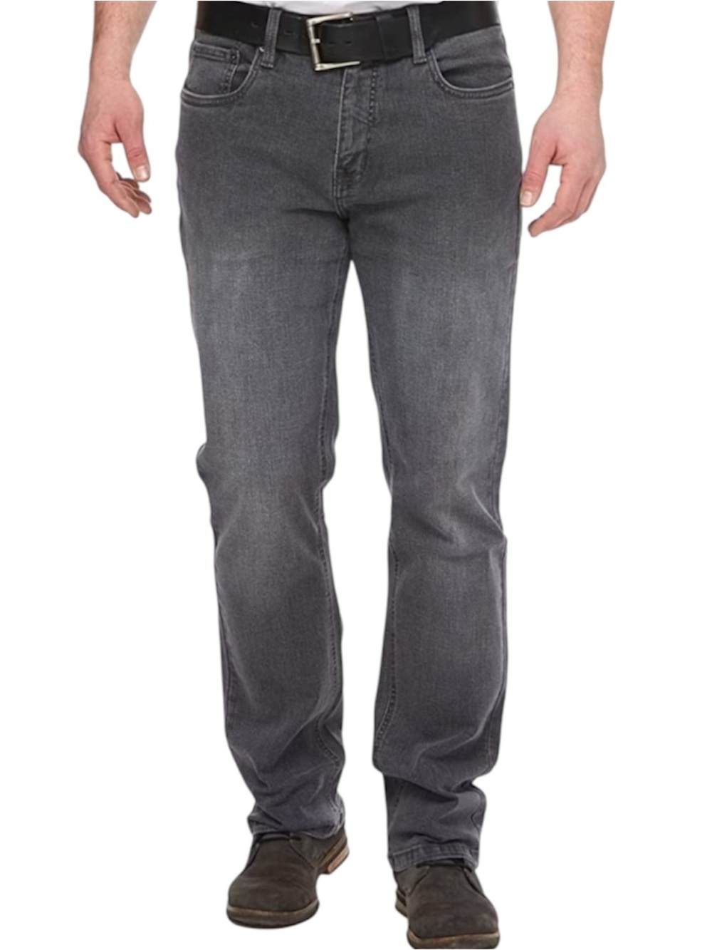 Urban Star Men's Straight Fit Gray Jeans - Timeless Everyday Style